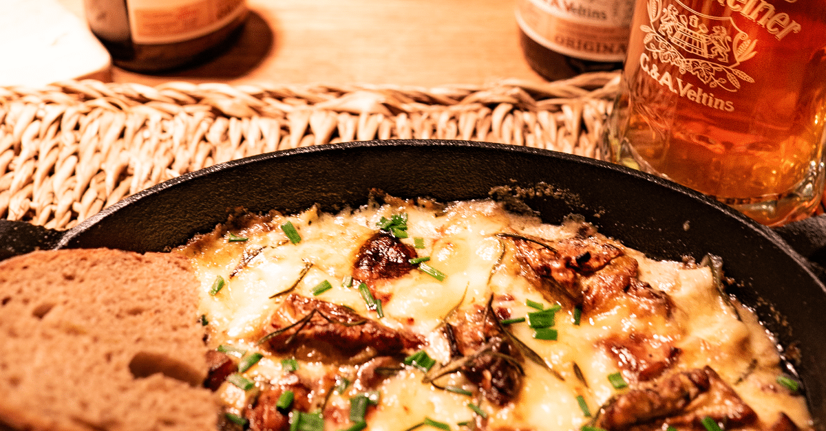 Steinpilz-Bergkäse-Gratin